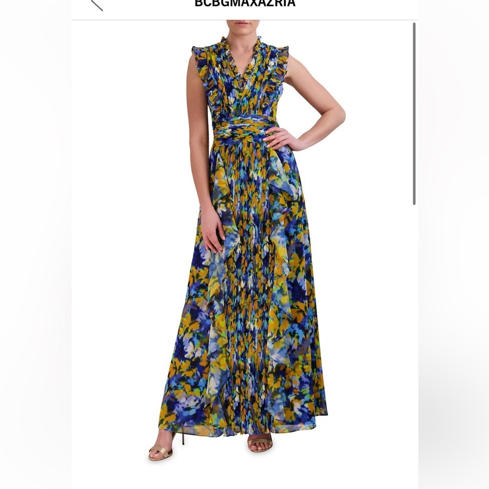 BCBG printed maxi dress